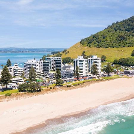 マウント・マウンガヌイOceanside Bliss - Absolute Beachfront - Uninterrupted Ocean Views With Poolアパートメント エクステリア 写真